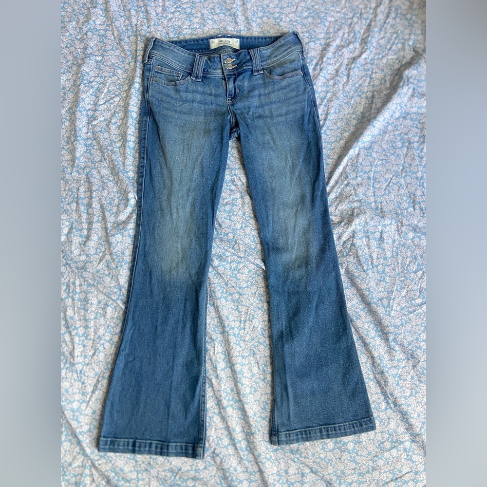 Hollister Women's Flare Jeans in Blue